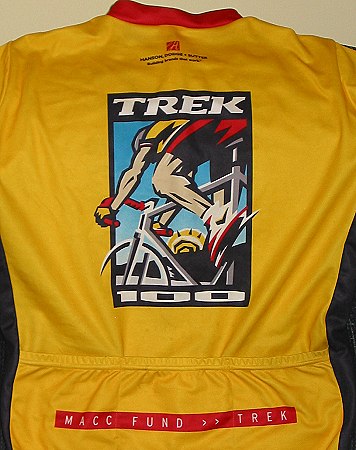 Back of 2000 Trek 100 Jersey