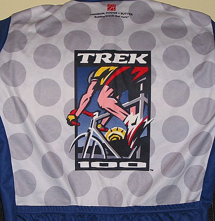 Back of 2000 Trek 100 Jersey